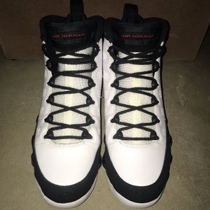 Black and White Jordan 9s